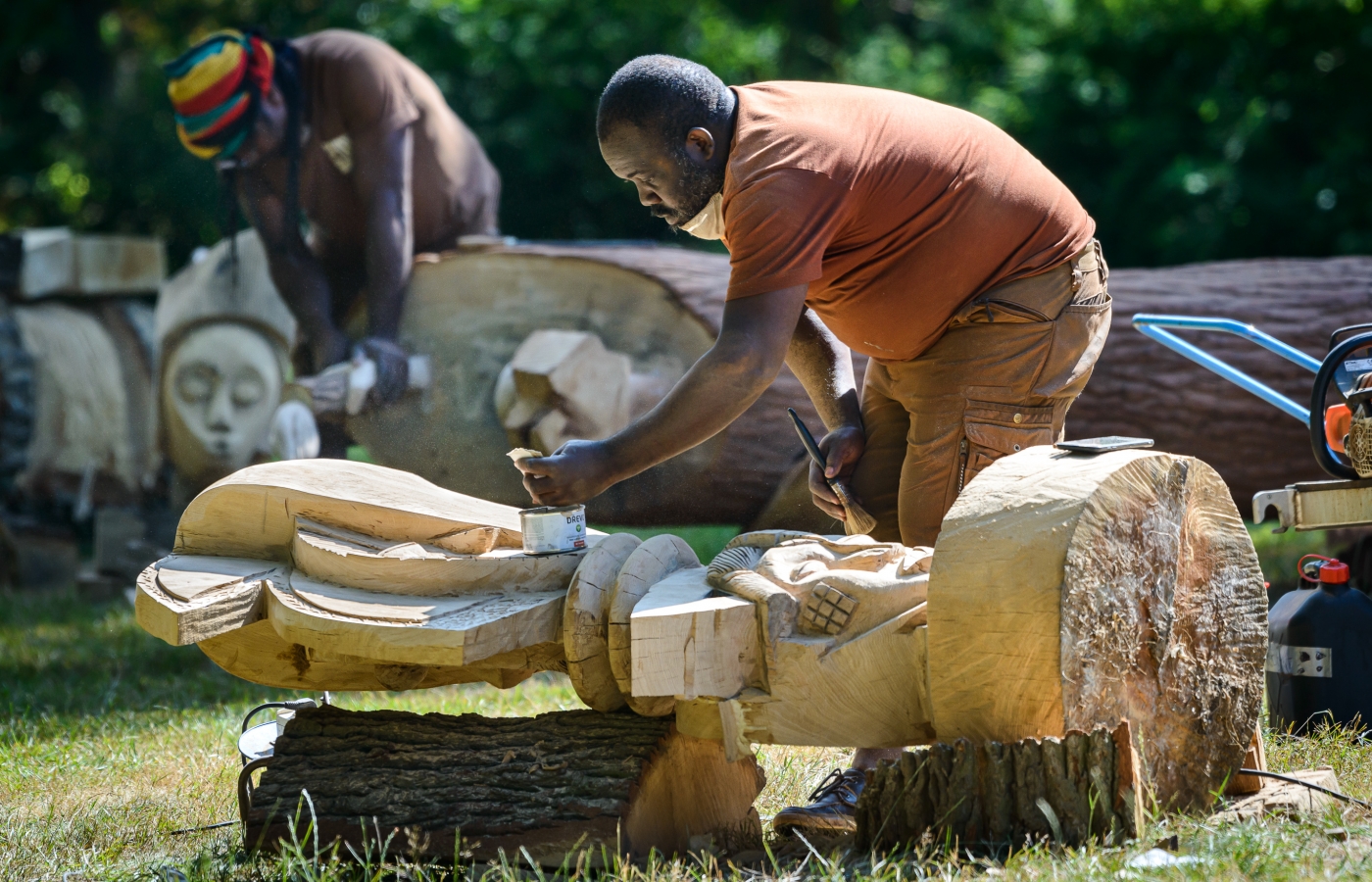 Nové africké sochy