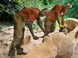 Nové africké sochy