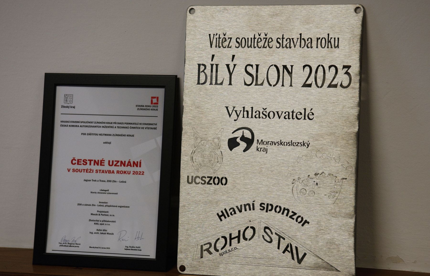 Dvě první místa v soutěži Bílý slon