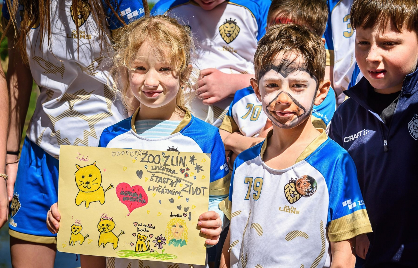 Trojlístek lvíčat pokřtili Zlín Lions