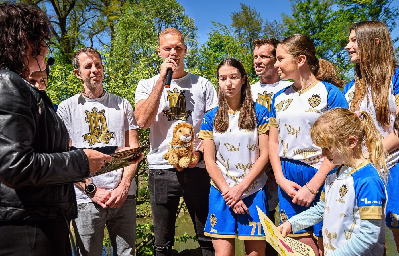 Trojlístek lvíčat pokřtili Zlín Lions