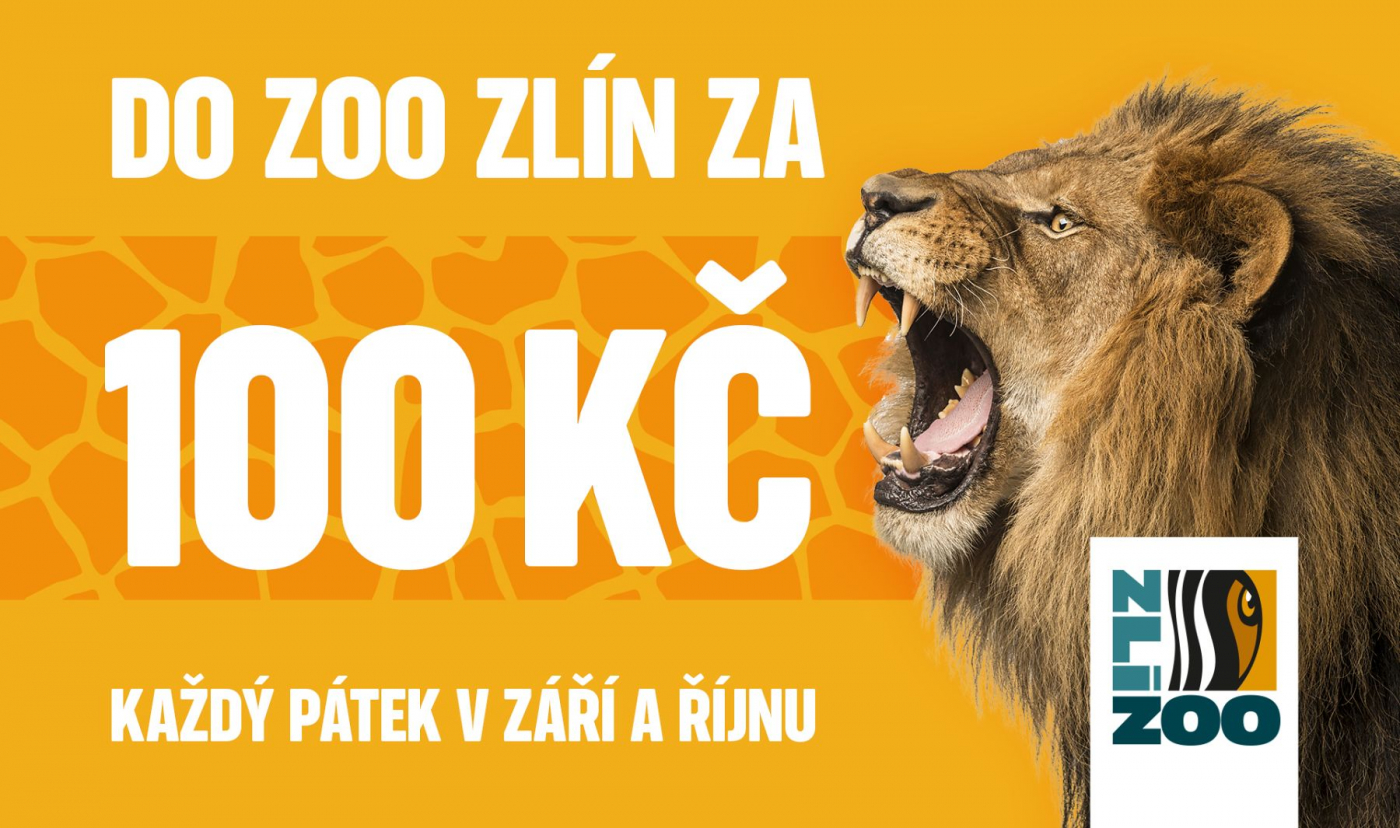 Každý pátek v září a říjnu do Zoo Zlín jen za 100 Kč