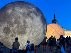 Obří modely planet a pozorování Slunce v sobotu 27.9.