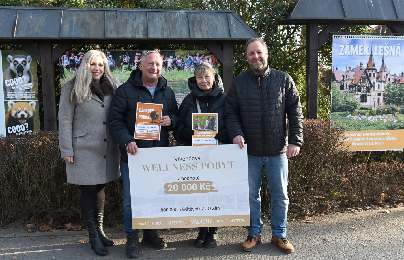 800 000. návštěvník Zoo Zlín