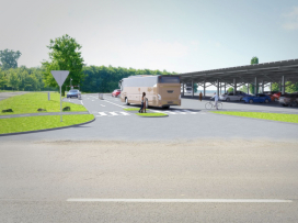 Parking changes at the seasonal entrance